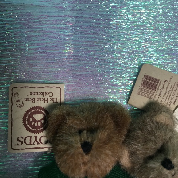 RETIRED Boyds Bears Good Luck & Lots of Luck Mini Message Teddy Bears approx 4” - Picture 12 of 12